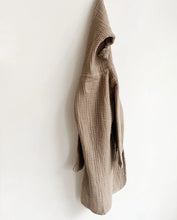 Charger l'image dans la galerie, Peignoir en mousseline - marron