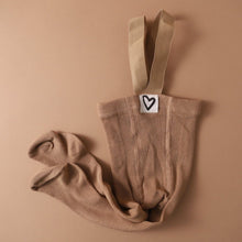 Charger l'image dans la galerie, Collants rétro à bretelles oatmeal