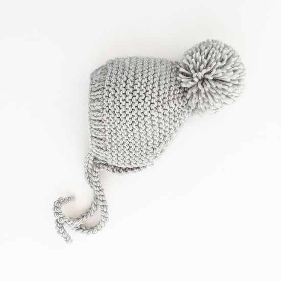 Bonnet en laine gris